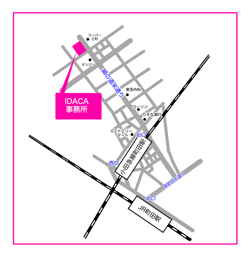 IDACA事務所 MAP